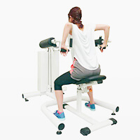 肩甲骨周辺筋群の弾力性・伸張性。下肢運動を合わせることで横隔膜と大胸筋の連動運動。